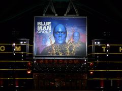 blue man