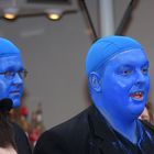 Blue man im Dammer Karneval