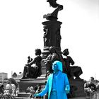 Blue Man Standing
