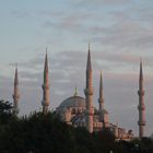 Blue Masjid at the sun set