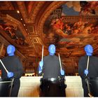 blue men in venice