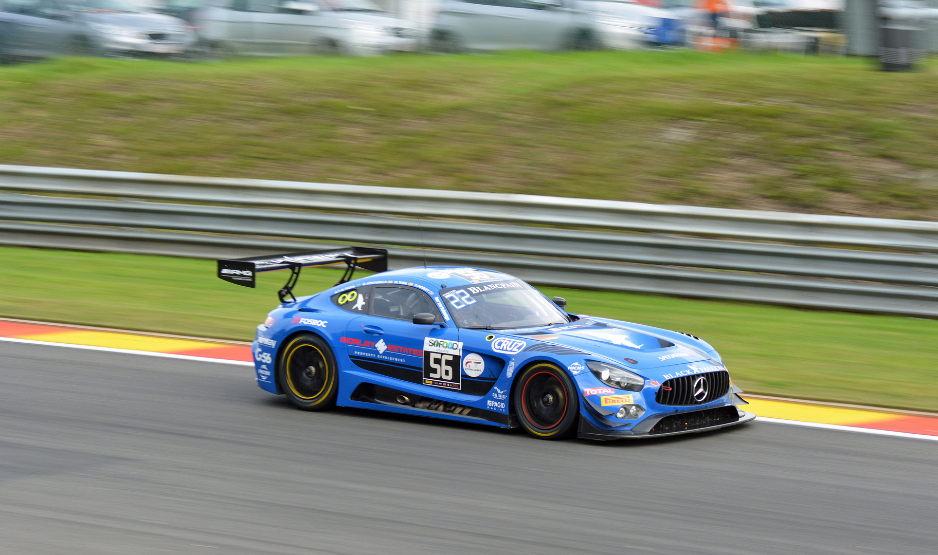 Blue-Mercedes-AMG GT3 