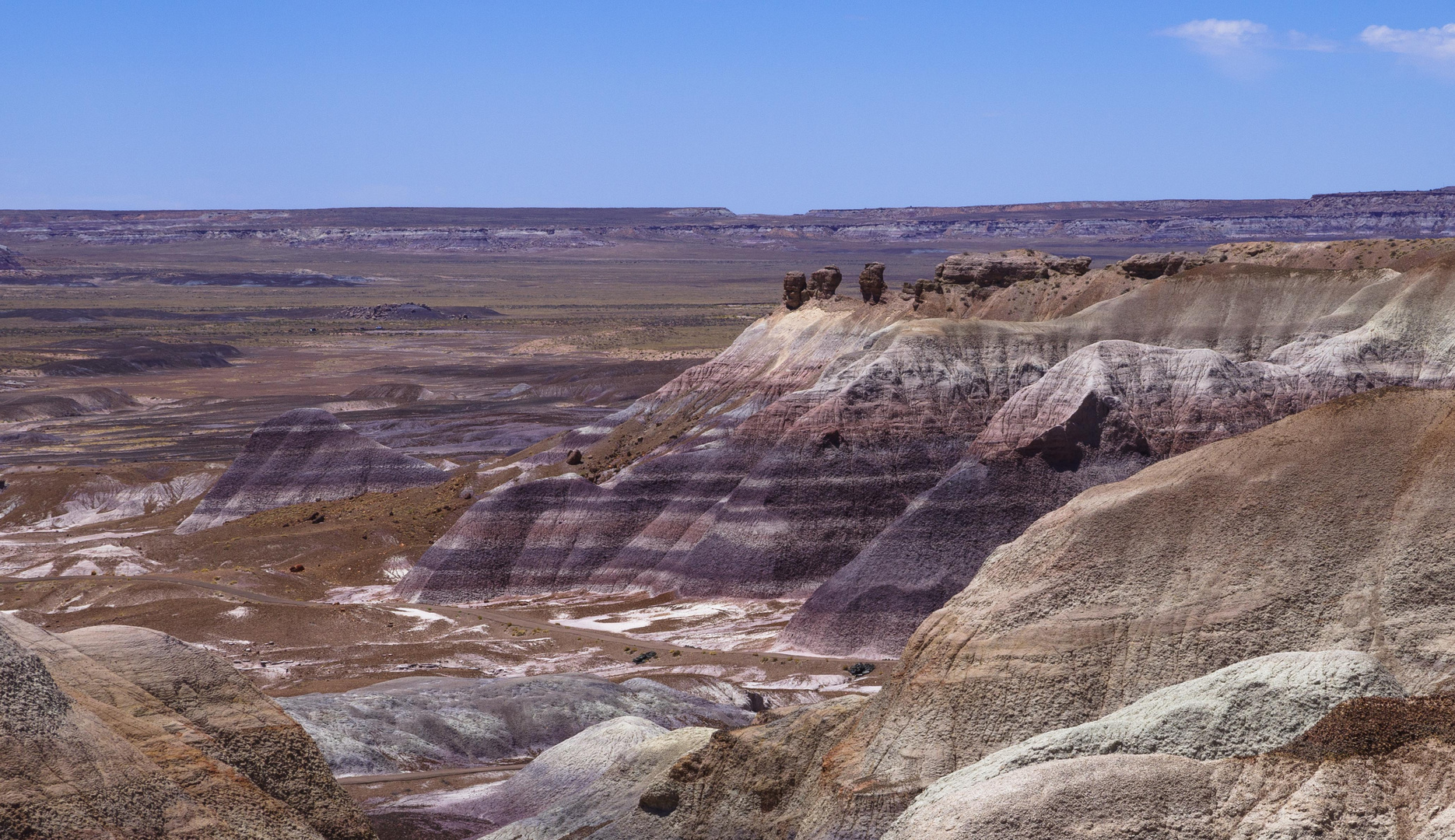 Blue Mesa im Petrified Forest