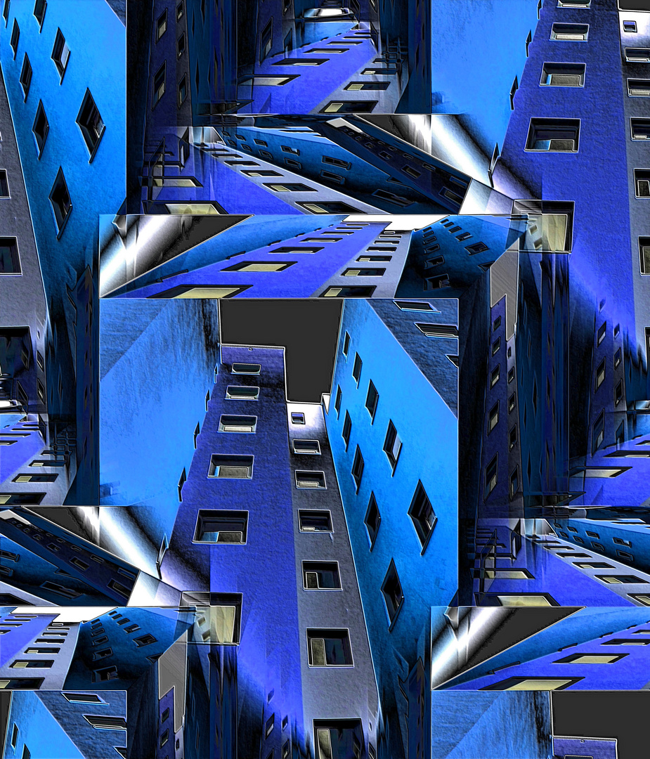 Blue Metallic City