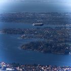 Blue Monday 31.10.2022 Blick vom Pfänder auf den Bodensee / Lindau 