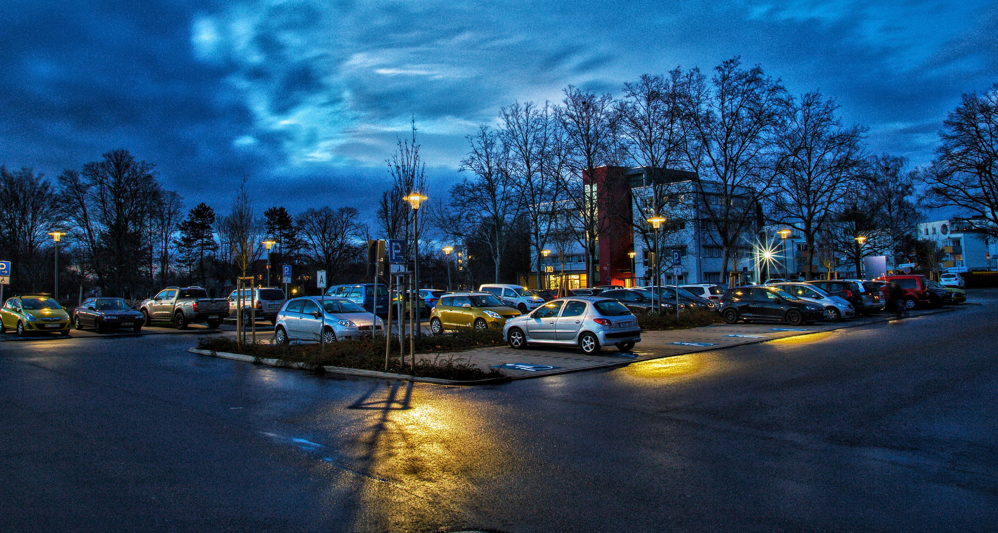 Blue Monday auf dem Parkplatz 