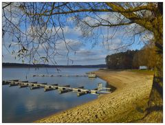 Blue Monday- Bootsstege am Rothsee