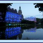 Blue Monday: Illuminiertes Neues Rathaus Hannover