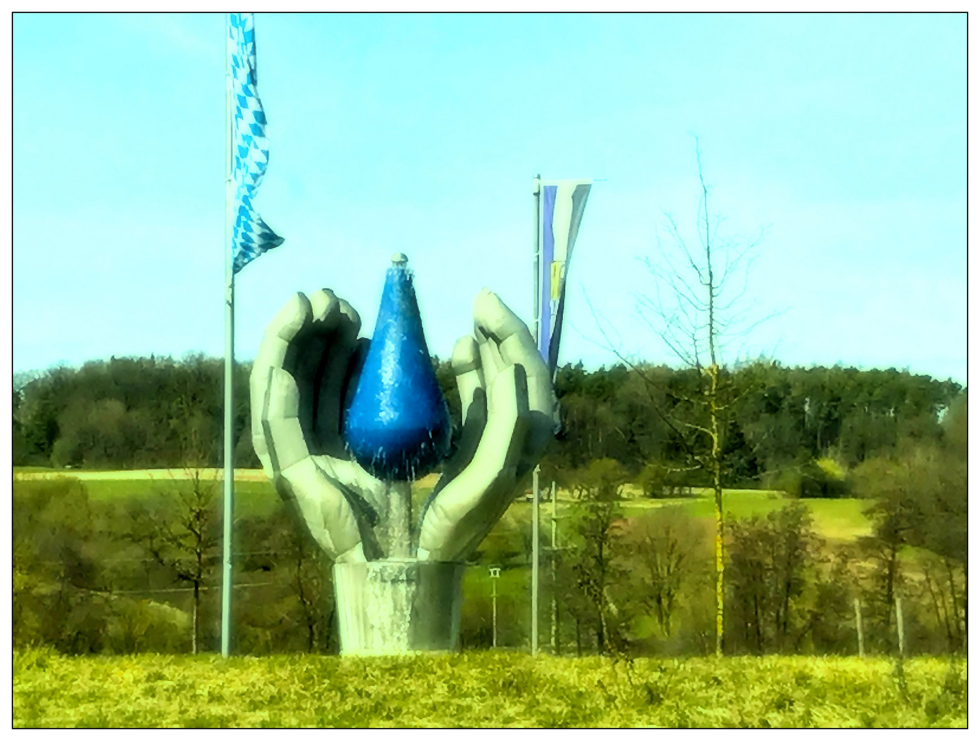 Blue Monday- Motivbrunnen