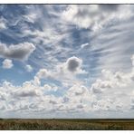 Blue Monday - weiter Himmel über dem Wattenmeer