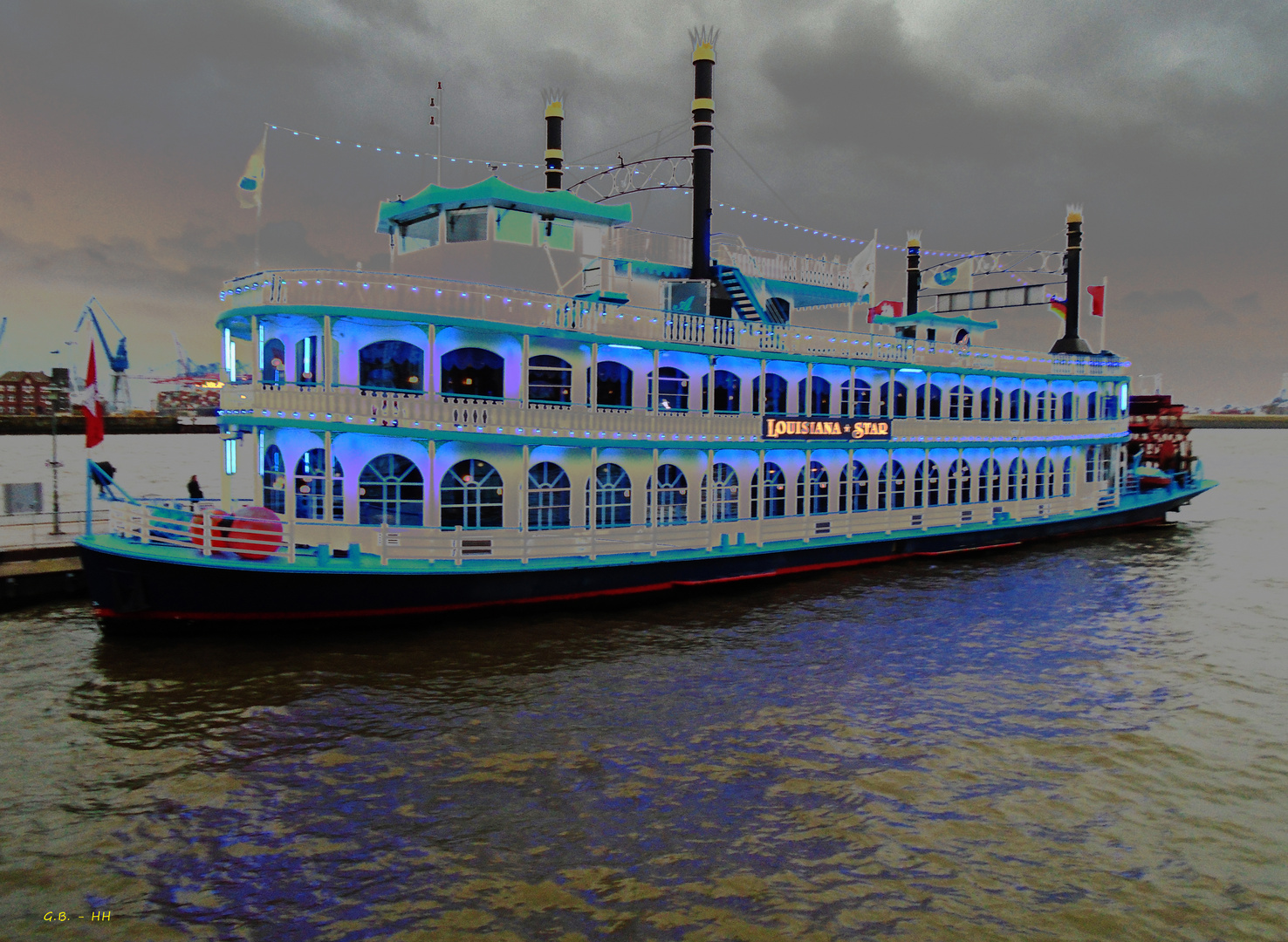 Blue Monday........im Hafen Hamburg