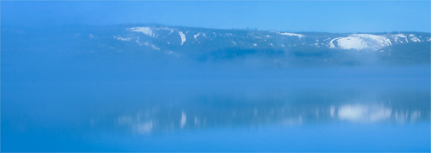 Blue Morning at Lewis Lake.