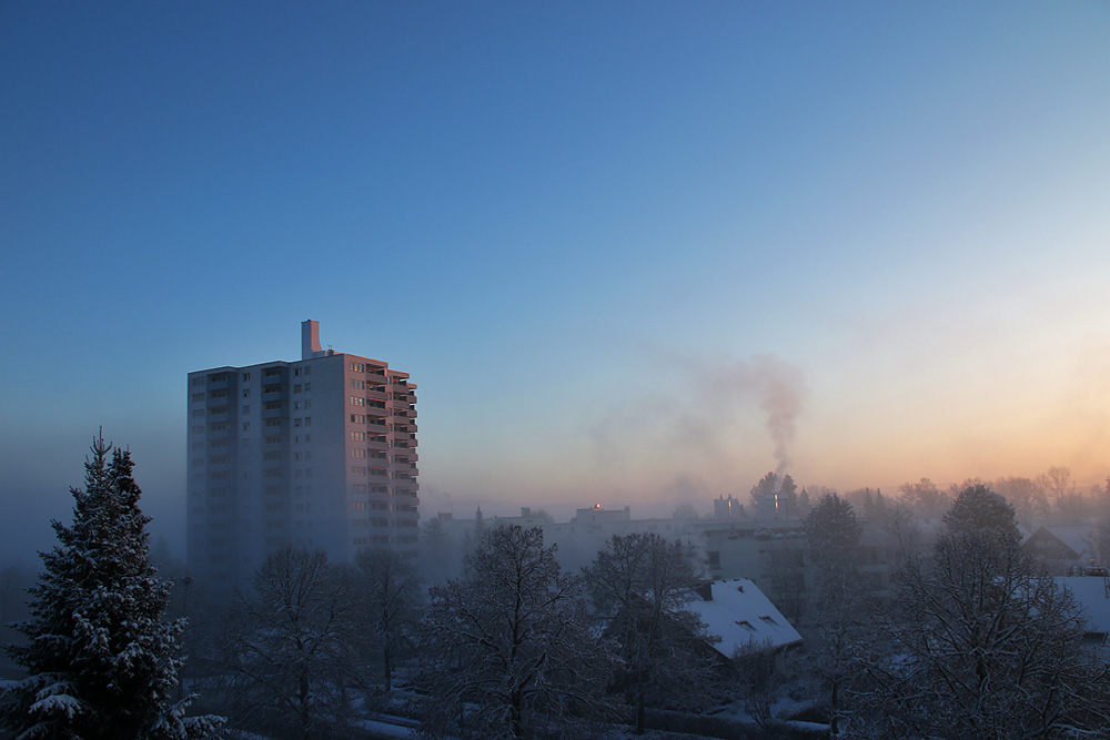 blue morning