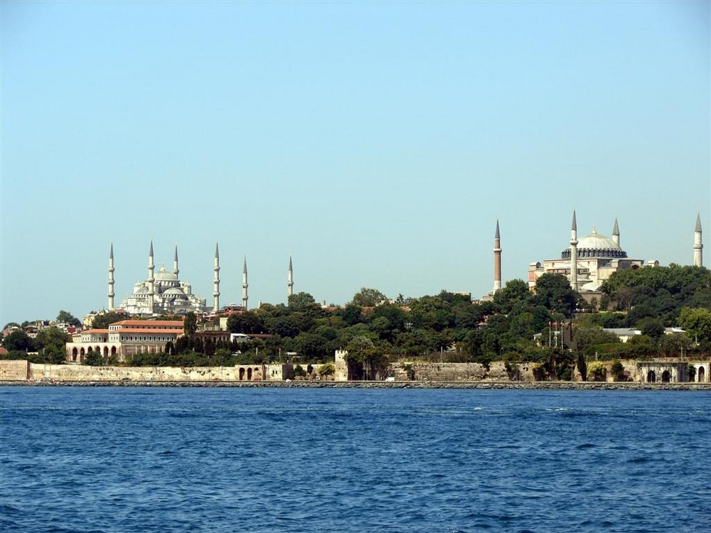 Blue Mosque and Hagia Sophia