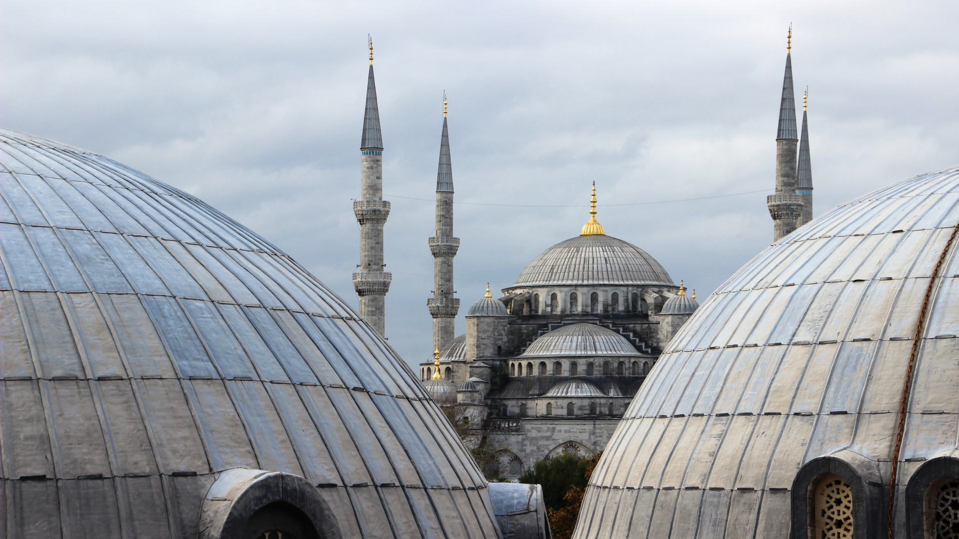 Blue Mosque from the Hagia Sophia