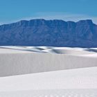 Blue Mountains in White Sands