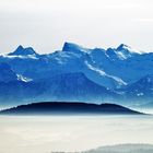 Blue mountains, Switzerland