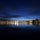 Blue Night City - Weihnachtliche Binnenalster I