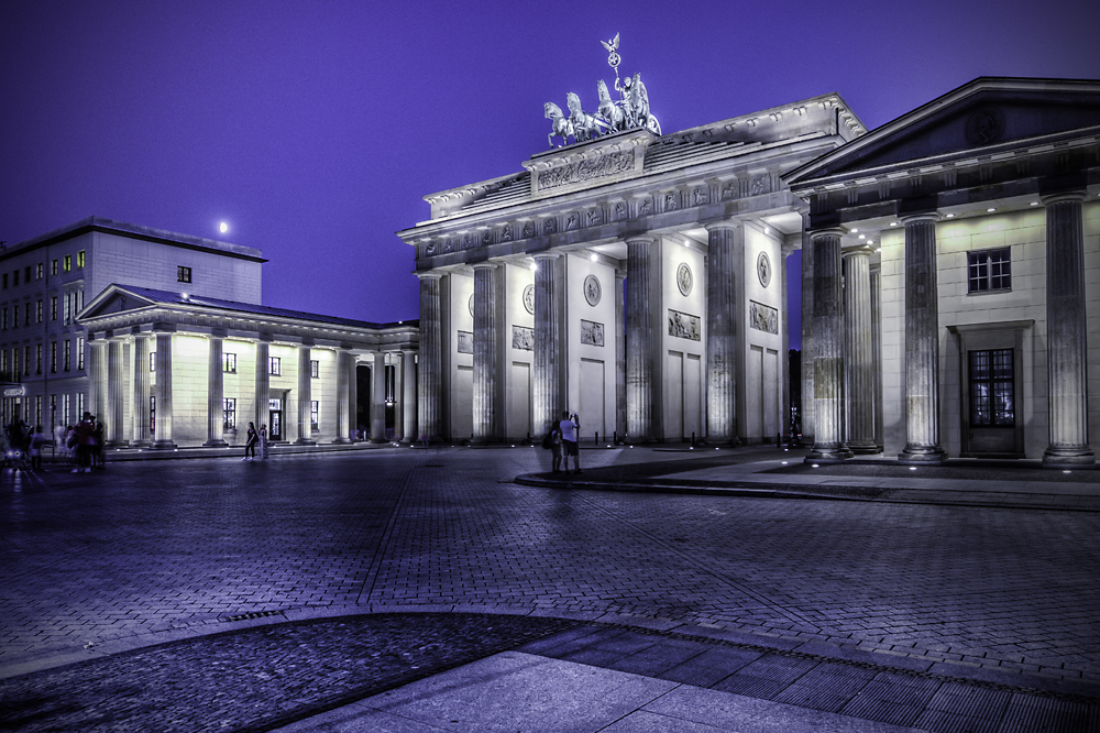 Blue night in Berlin