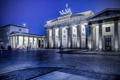 Blue night in Berlin