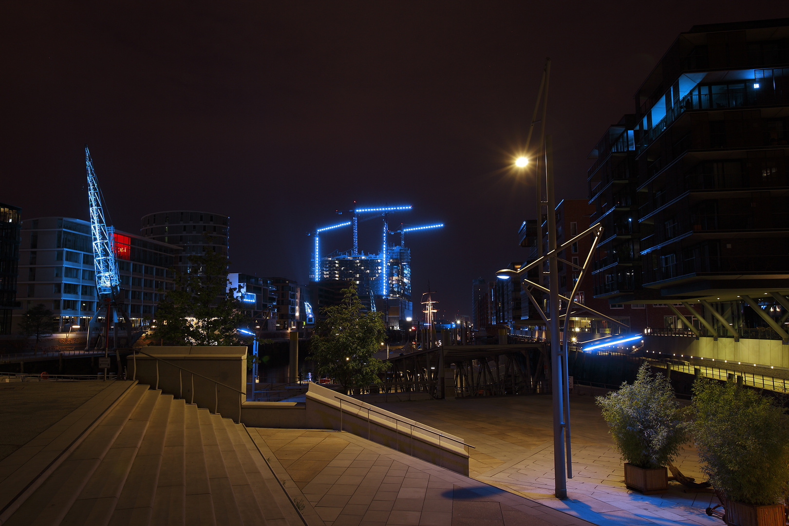 Blue Night in der Hafencity