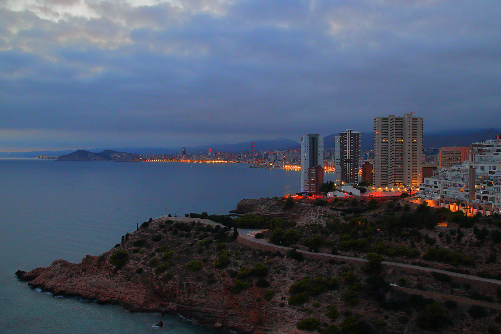 Blue Night in Spain