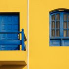 Blue on Yellow