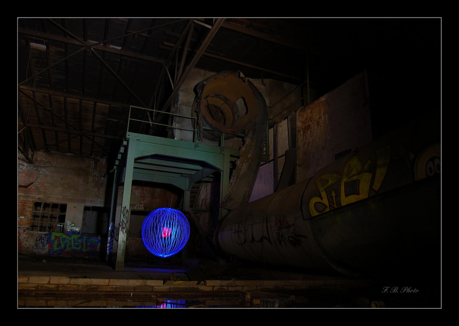 Blue Orb at Brickworks