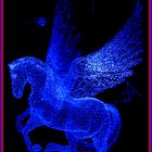 Blue Pegasus, gefangen in Kristall..