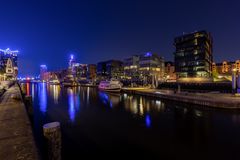 Blue Port Hamburg - Blaue Nacht