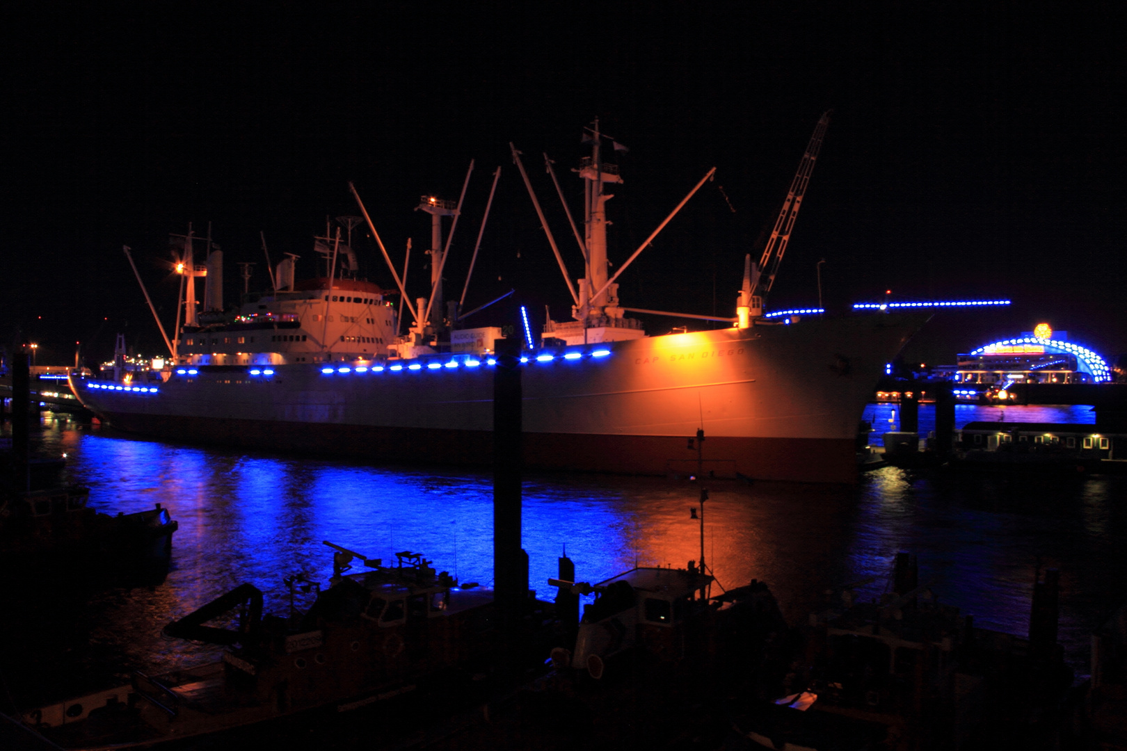 blue port hamburg, blaue Nächte Hamburger Hafen