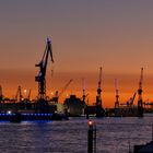 Blue Port Hamburg - Blick zur Werft
