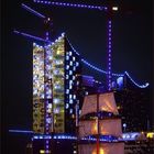 Blue Port Hamburg - Elbphilharmonie im Feuerwerk