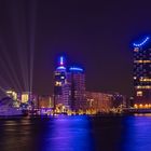Blue Port Hamburg - Lichtstrahlen