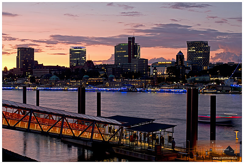 Blue Port Skyline