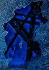 blue puddle