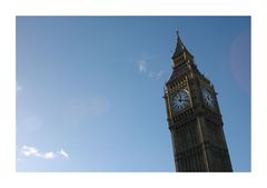 Blue Skies and Big Ben