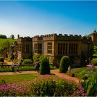 Blue skies over Haddon Hall