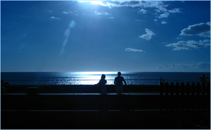 blue sky - blue sea - blue afternoon