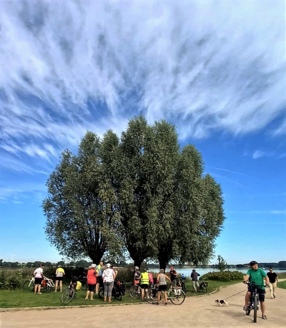 Blue sky in Sieseby