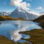 Blue sky lake