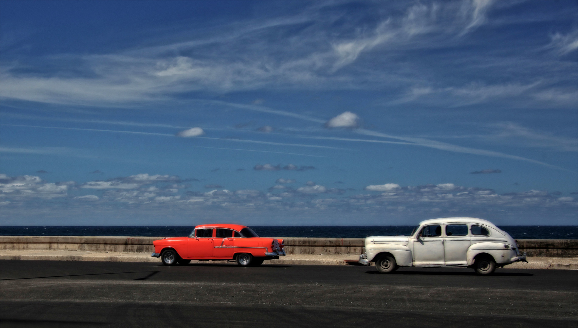 Blue sky over Havana