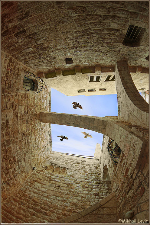 Blue Sky Over Jerusalem