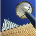 blue sky over Kista Science Tower