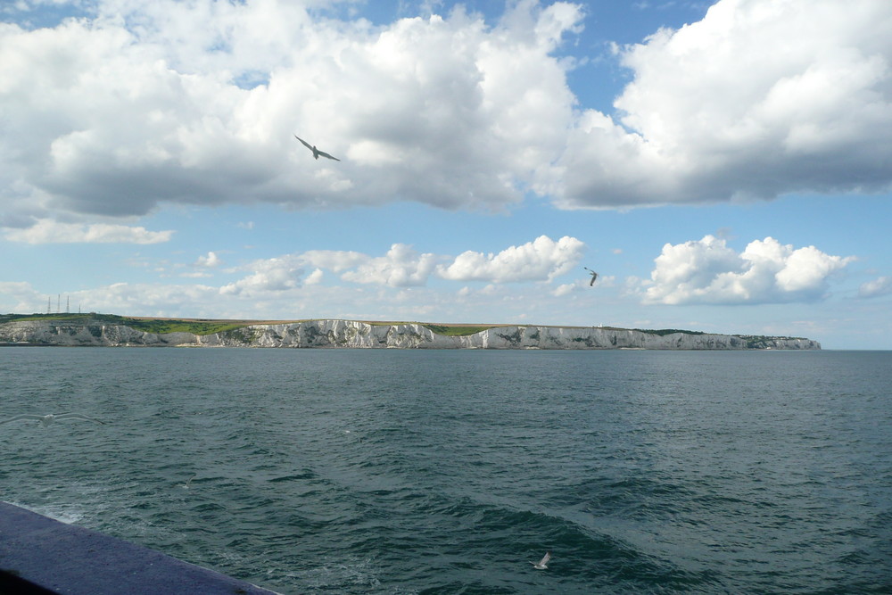 Blue Sky over the White Cliffs of Dover