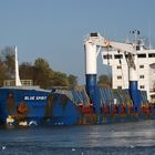 BLUE SPIRIT auf dem Nord-Ostsee-Kanal