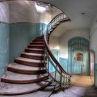 blue staircase