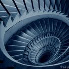 blue stairs