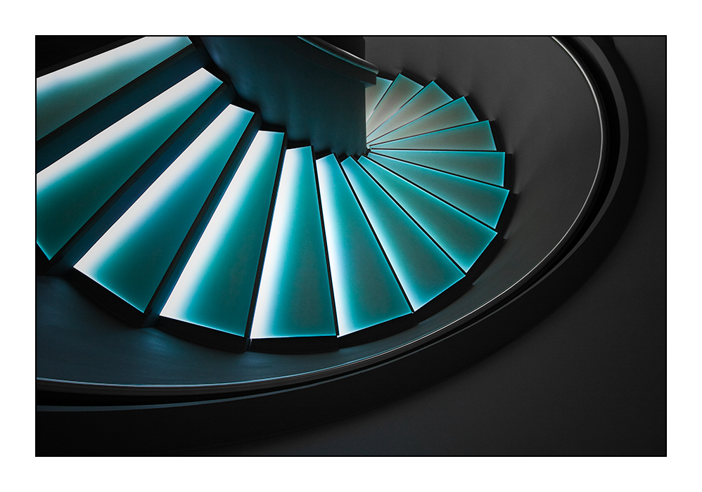 [ Blue stairs ]