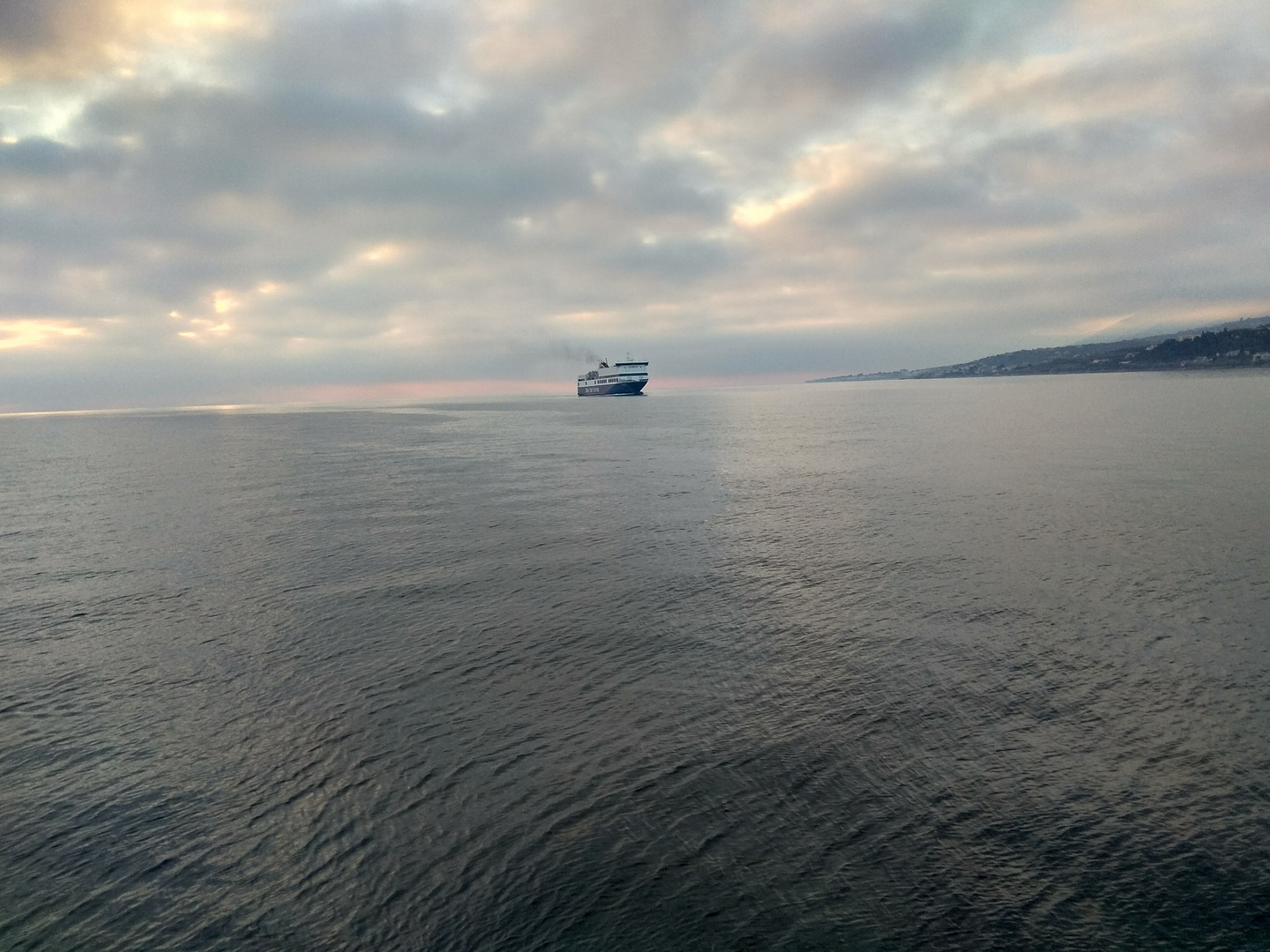 Blue Star 1 approaching port of MYILENE